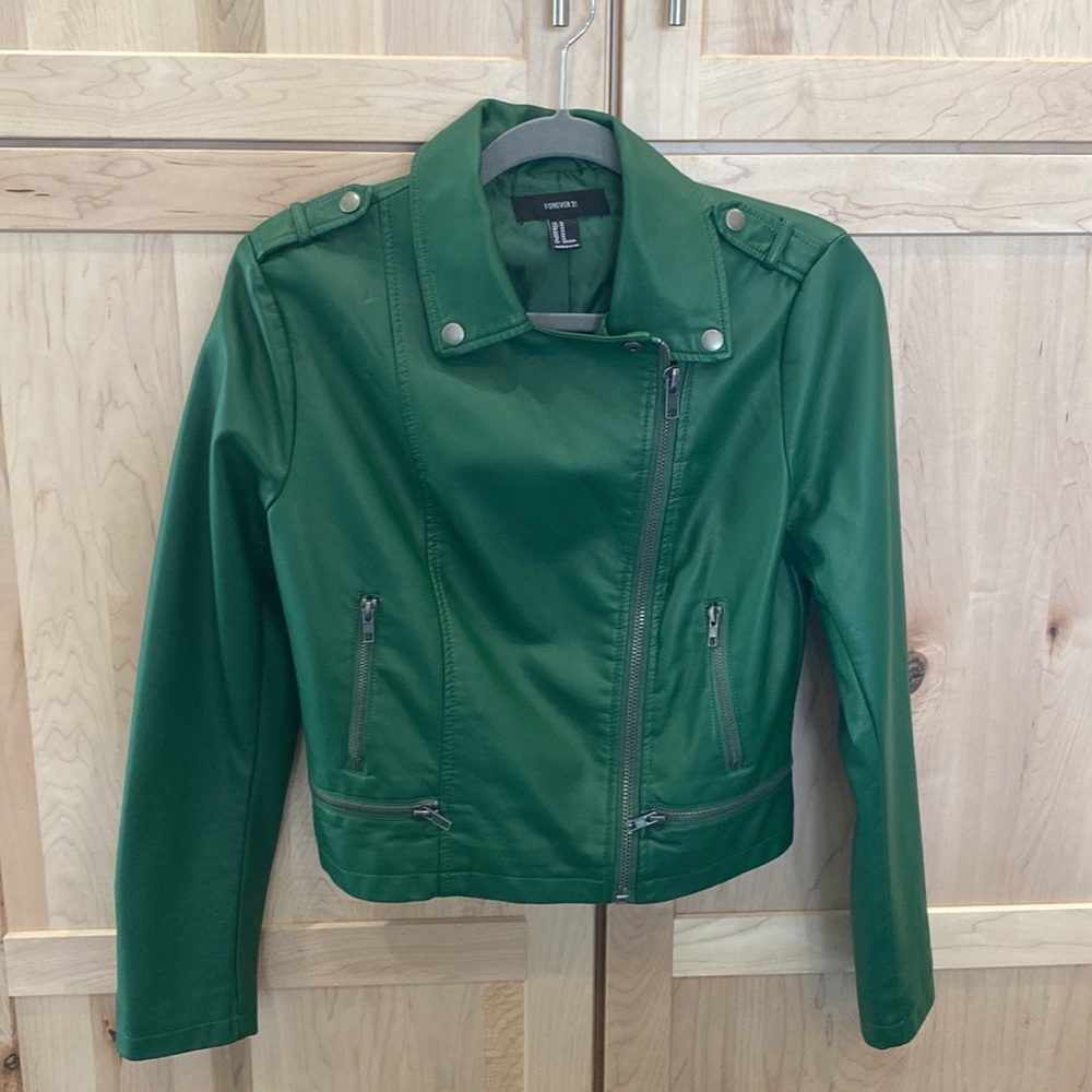 Green “Leather” Jacket